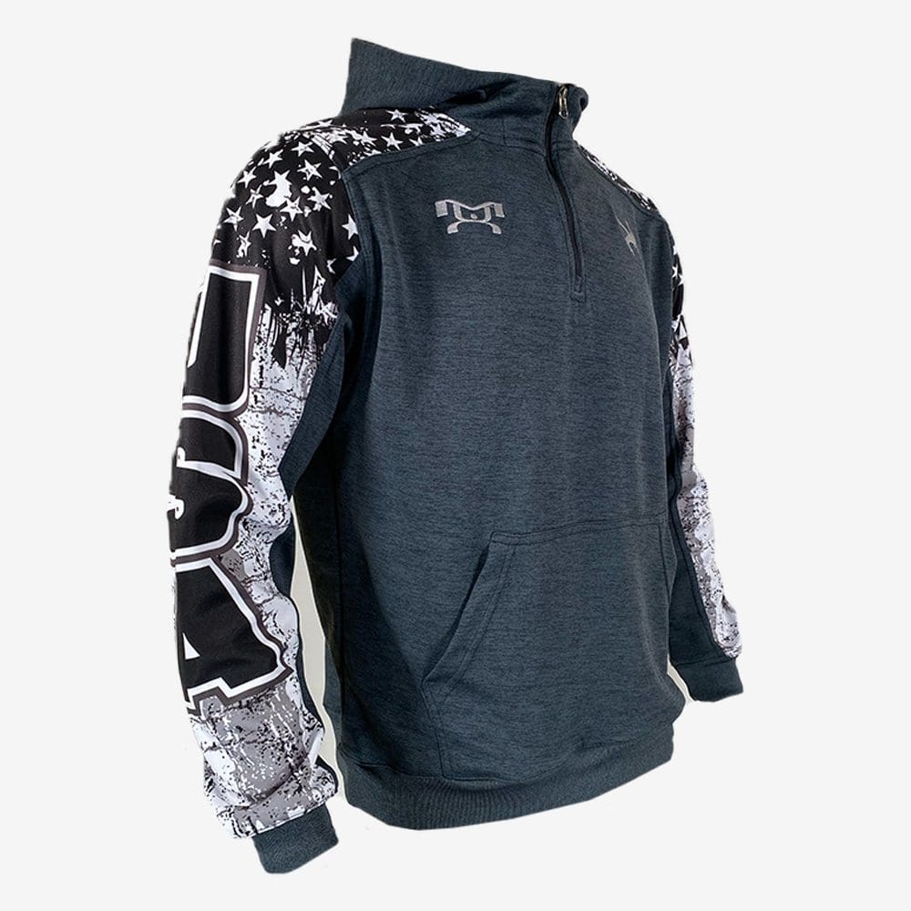 USA Wrestling Pride Quarter Zip Hoodie - Image 3