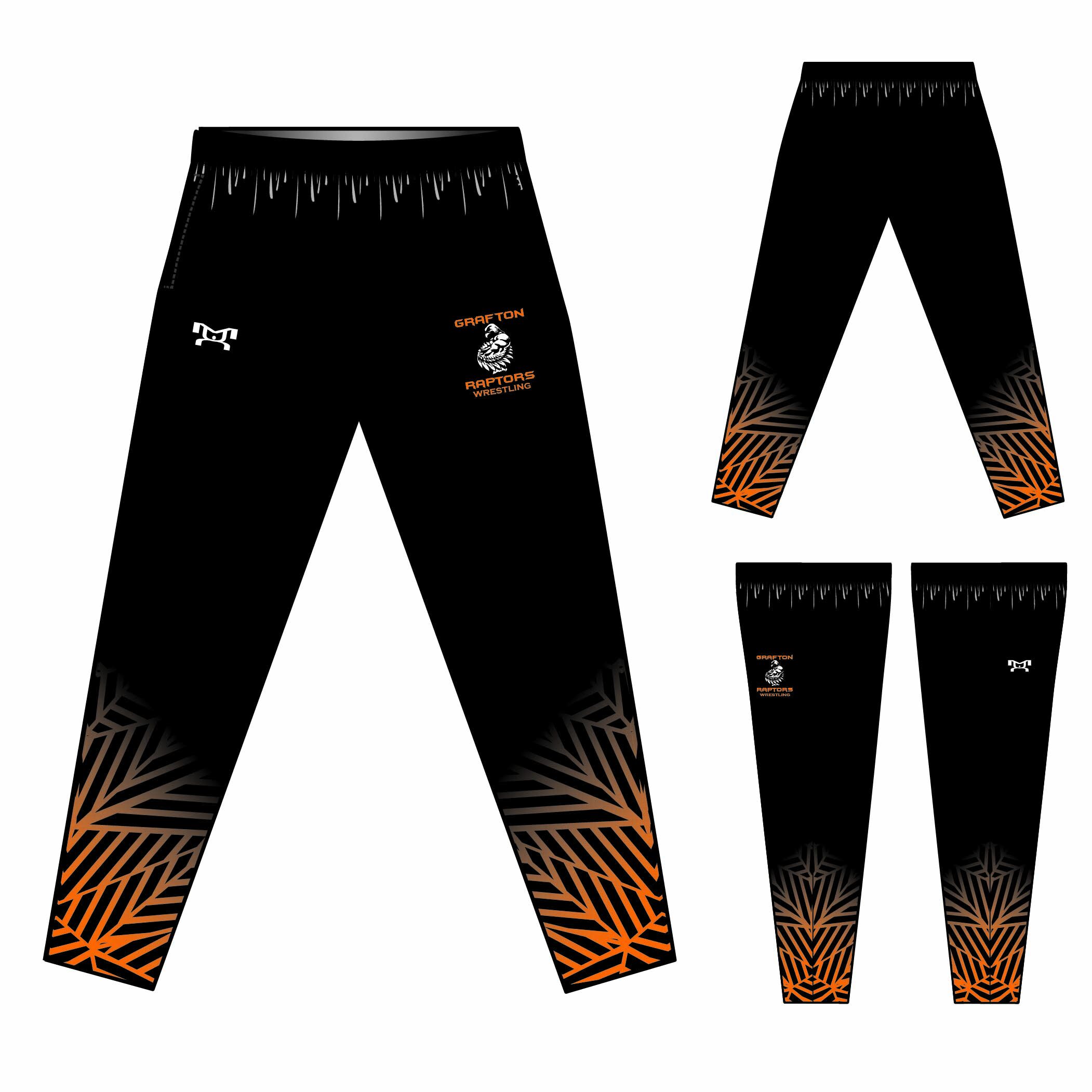 Grafton Wrestling Club Custom Sublimated Tapered Pants