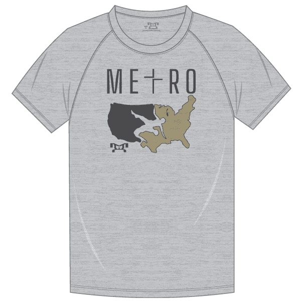 Metro Grappling Custom Sublimated Decal T Shirt